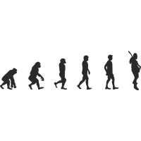 Эволюция от обезьяны до Гитаристки