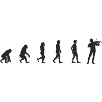 Эволюция от обезьяны до Скрипача 2
