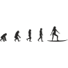 Эволюция от обезьяны до Серфингистки 4